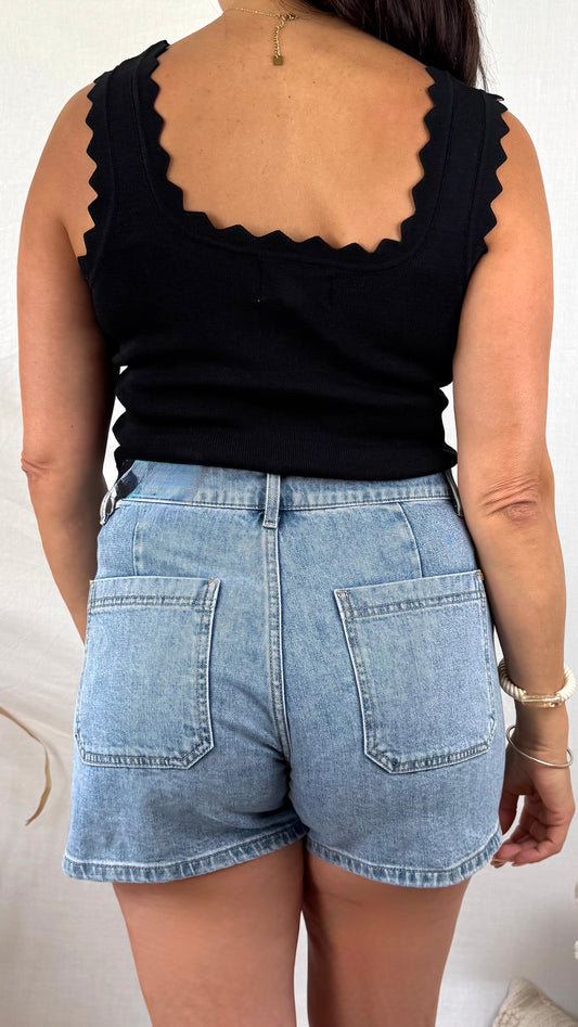 Short Sandrine – Short en Jean Femme