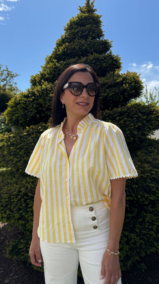 Chemise Jeanne Jaune