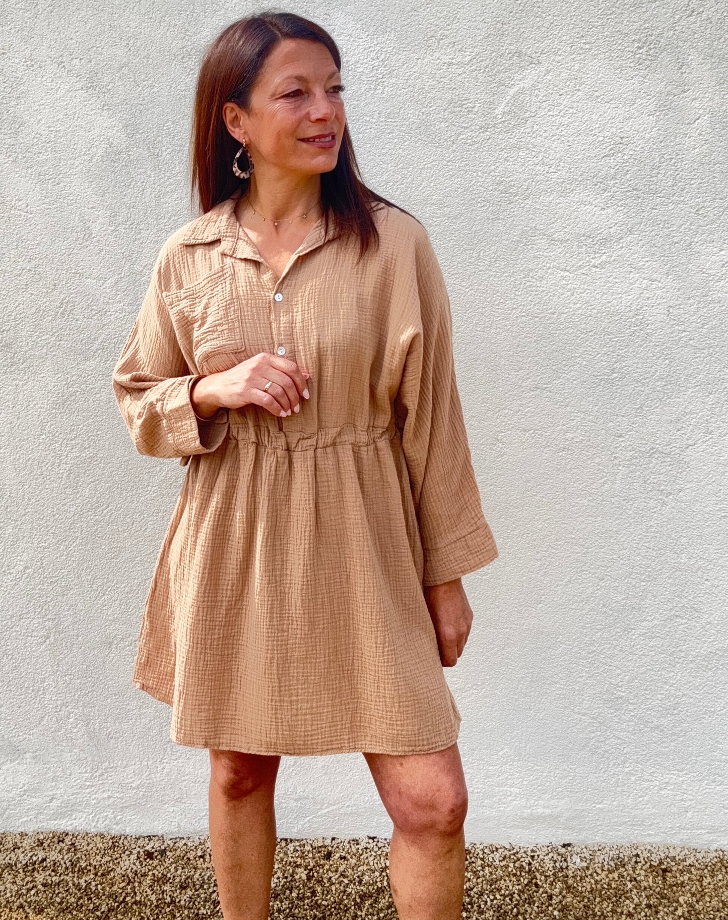 La robe Gazou camel