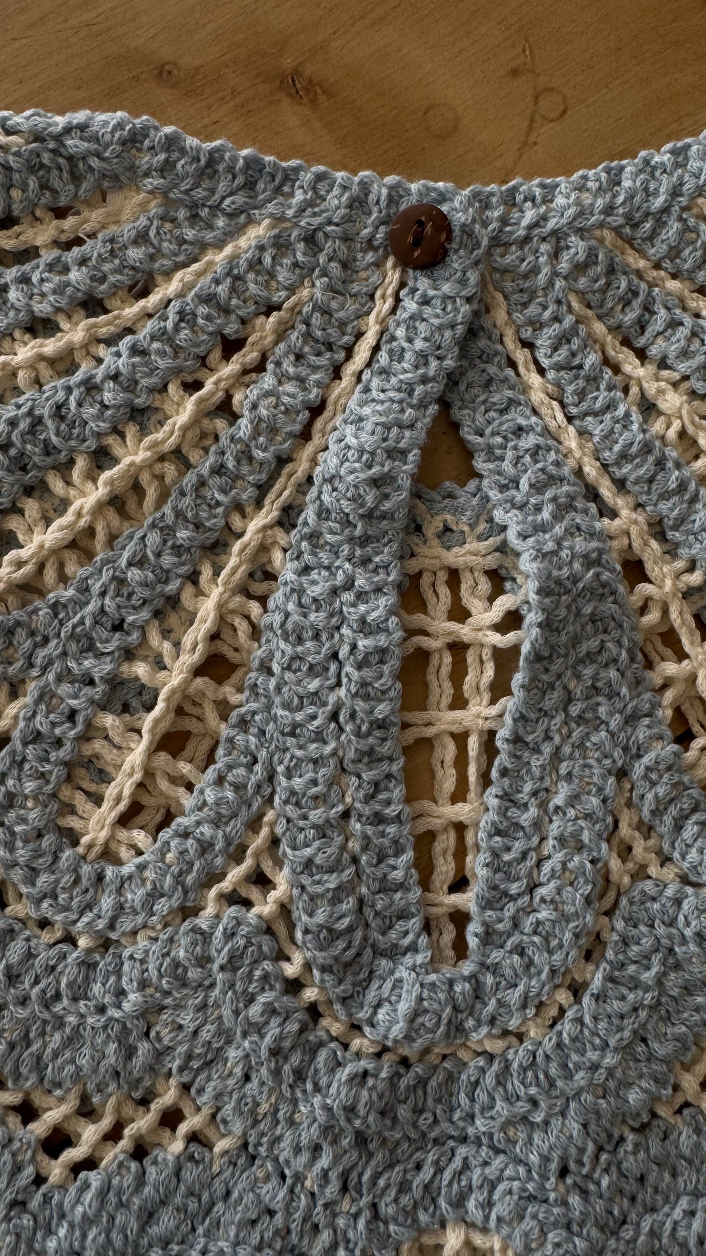 Le top crochet Blue