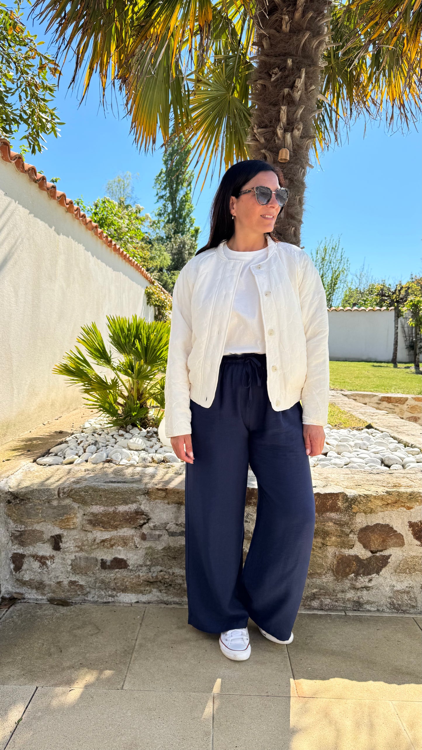Blouson blanc Jade