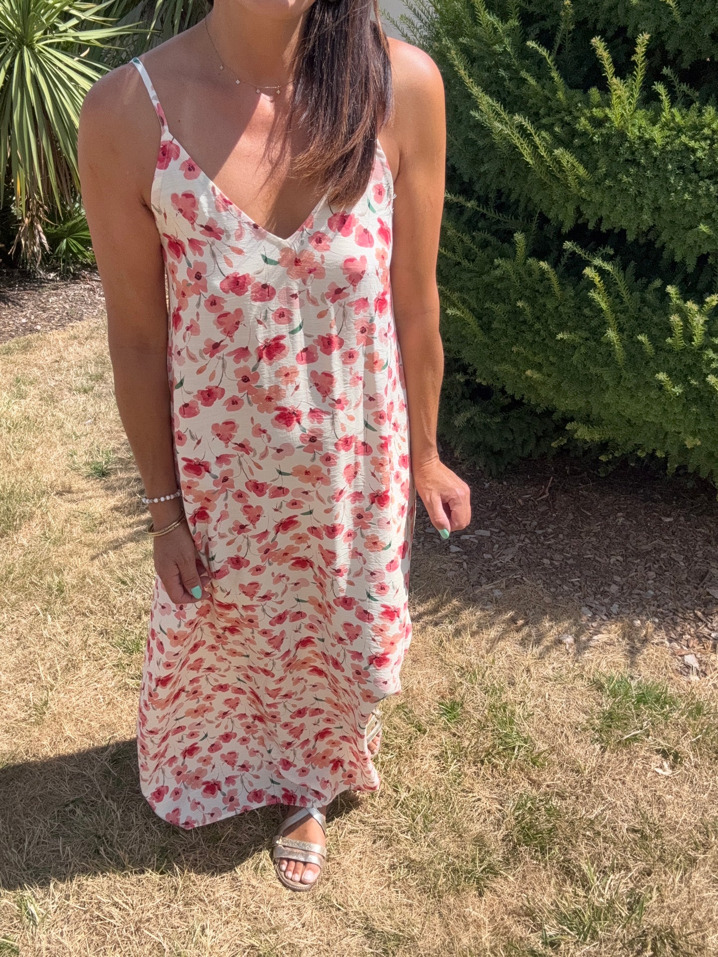 La robe Leslie rose
