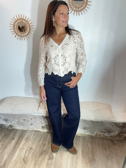 Jean large brut Emilie