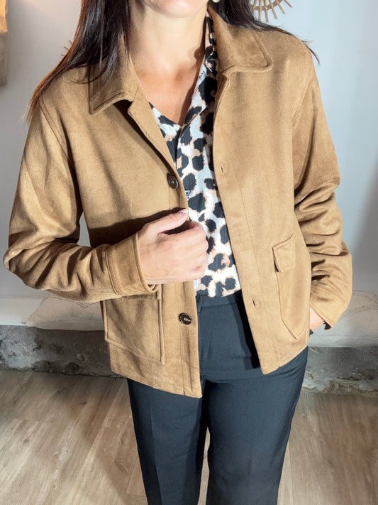 La veste Élise camel