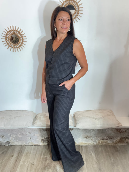 Gilet sans manche ensemble Pia