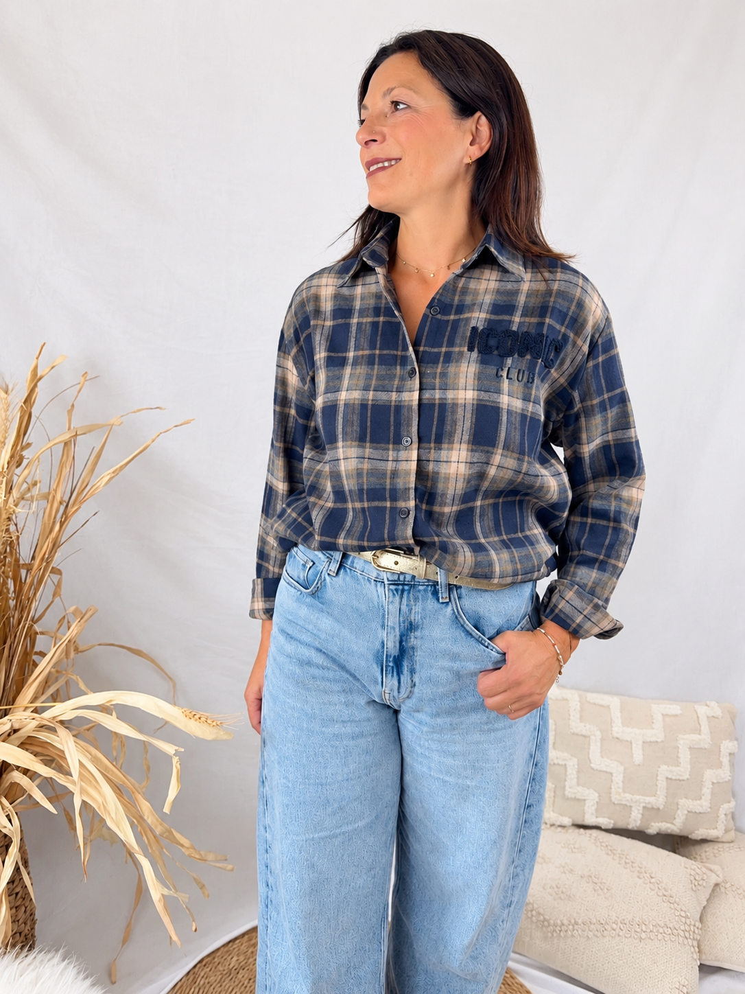 Chemise Iconic bleu