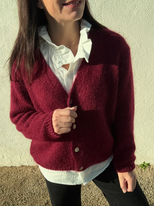 Le gilet Paul bordeaux