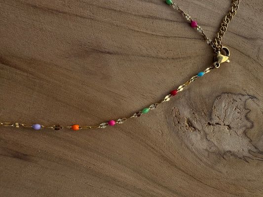 Le collier Milly multicolore