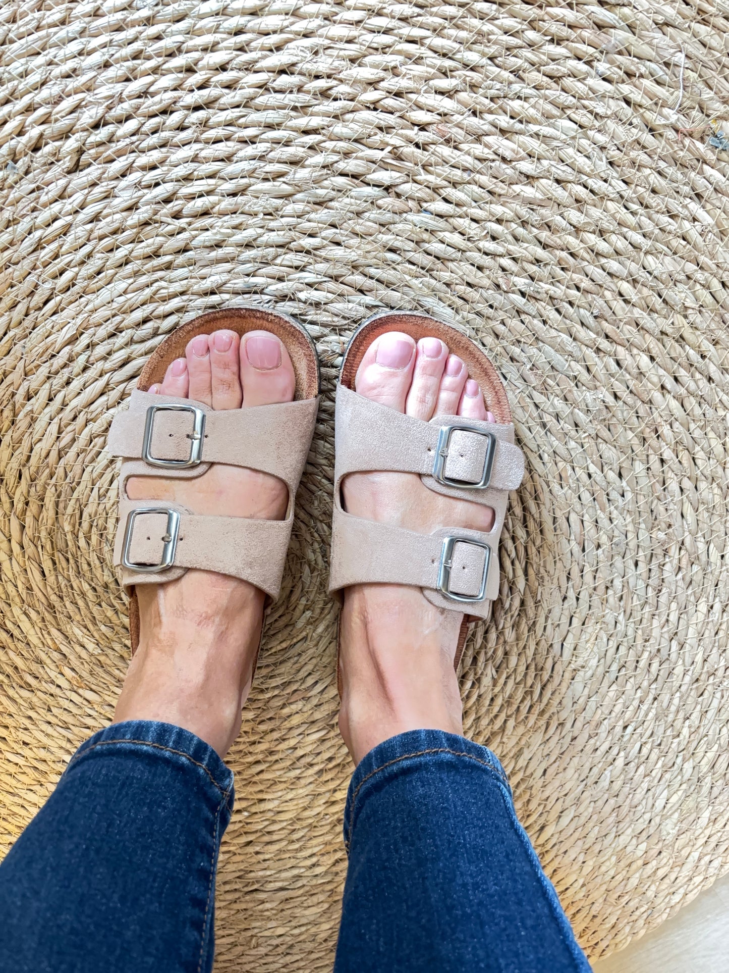 les mules Joye beige