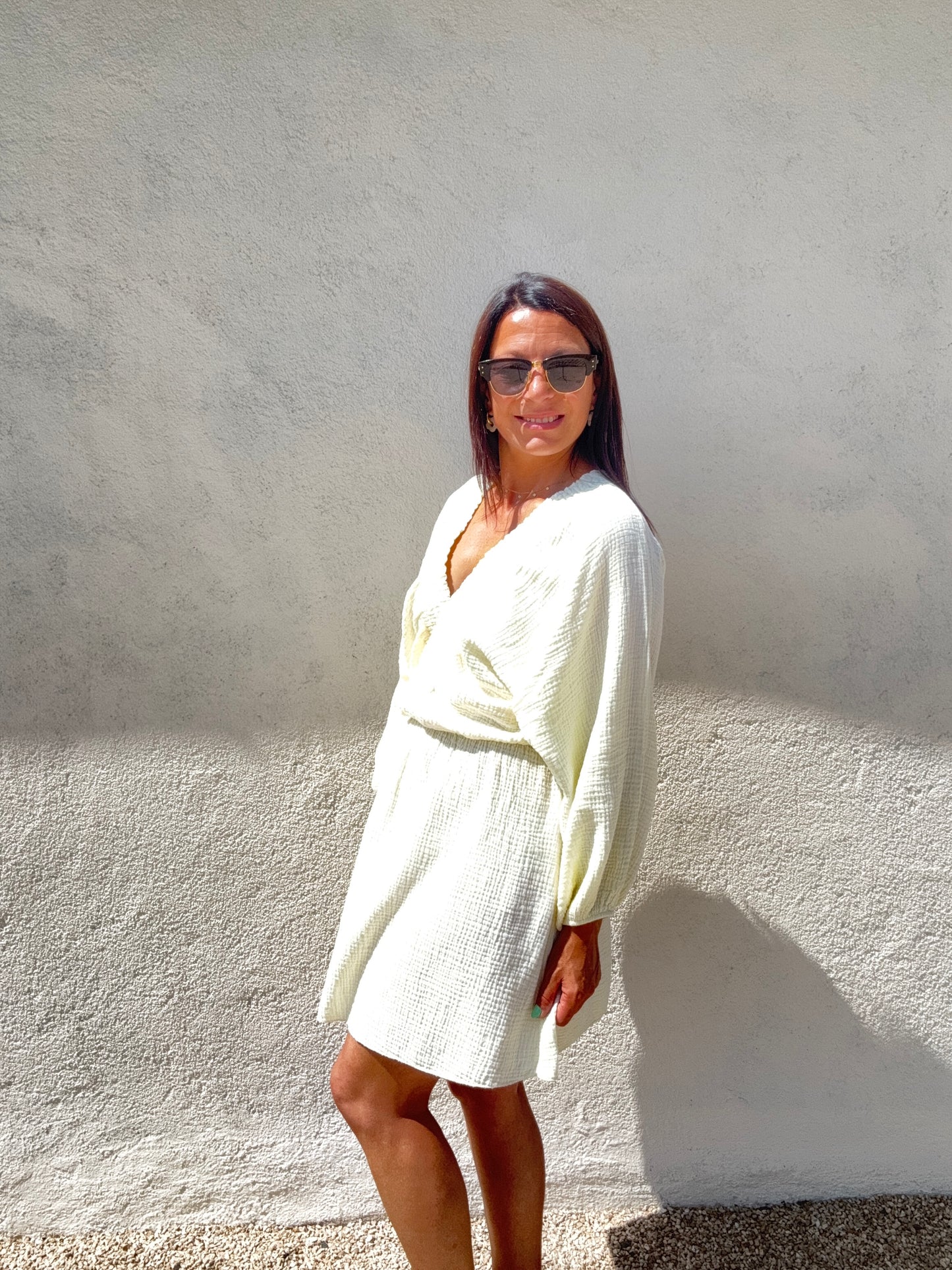 La robe Chanel jaune clair