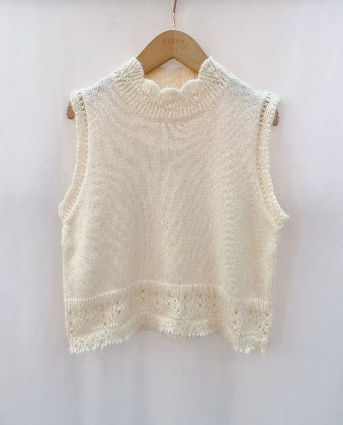 Le pull sans manches Nora