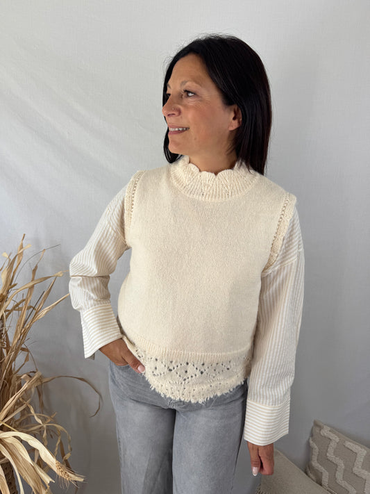 Le pull sans manches Nora