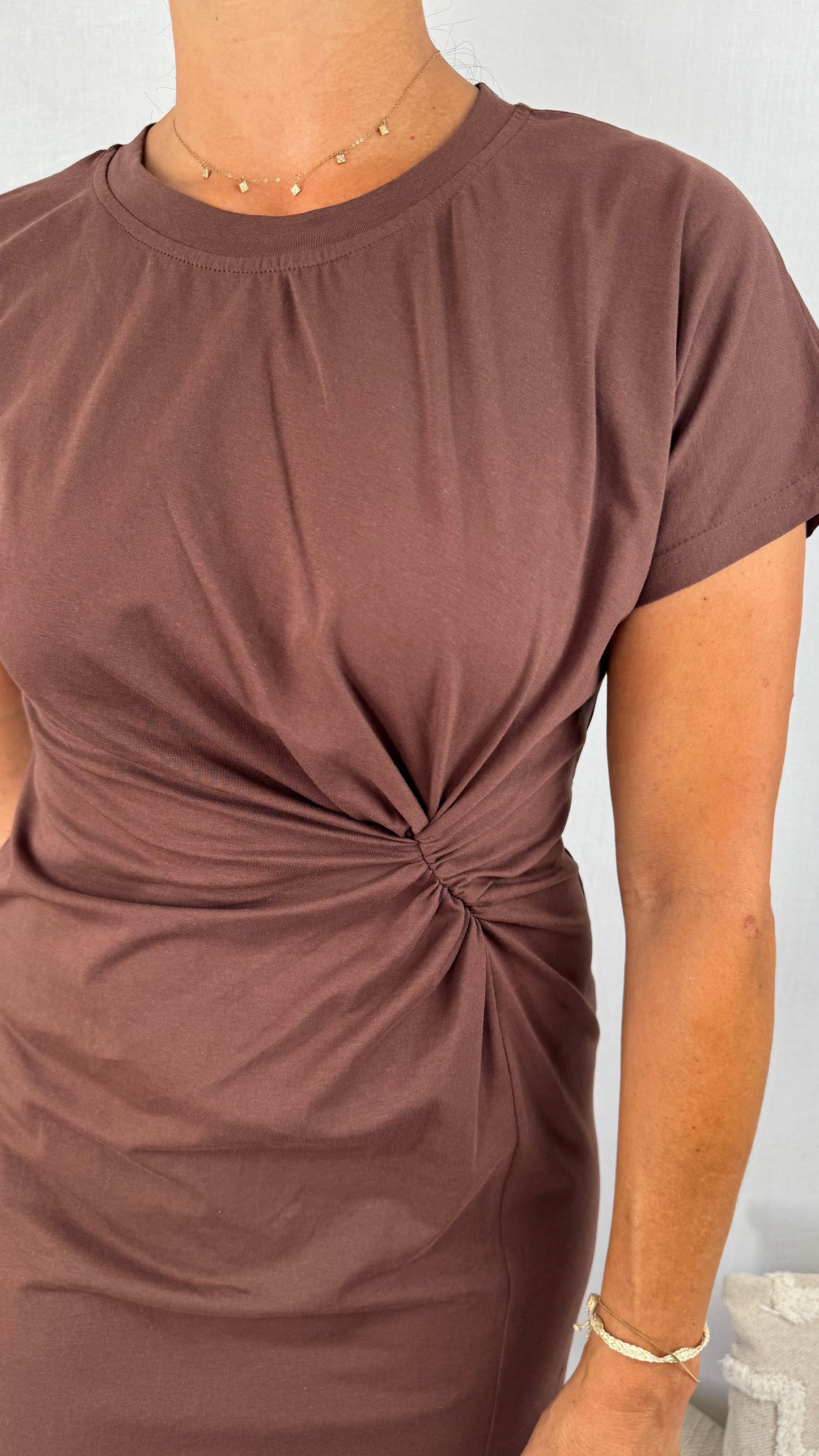 Robe Elsa chocolat