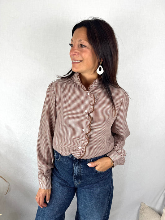 Chemise Clémence chocolat