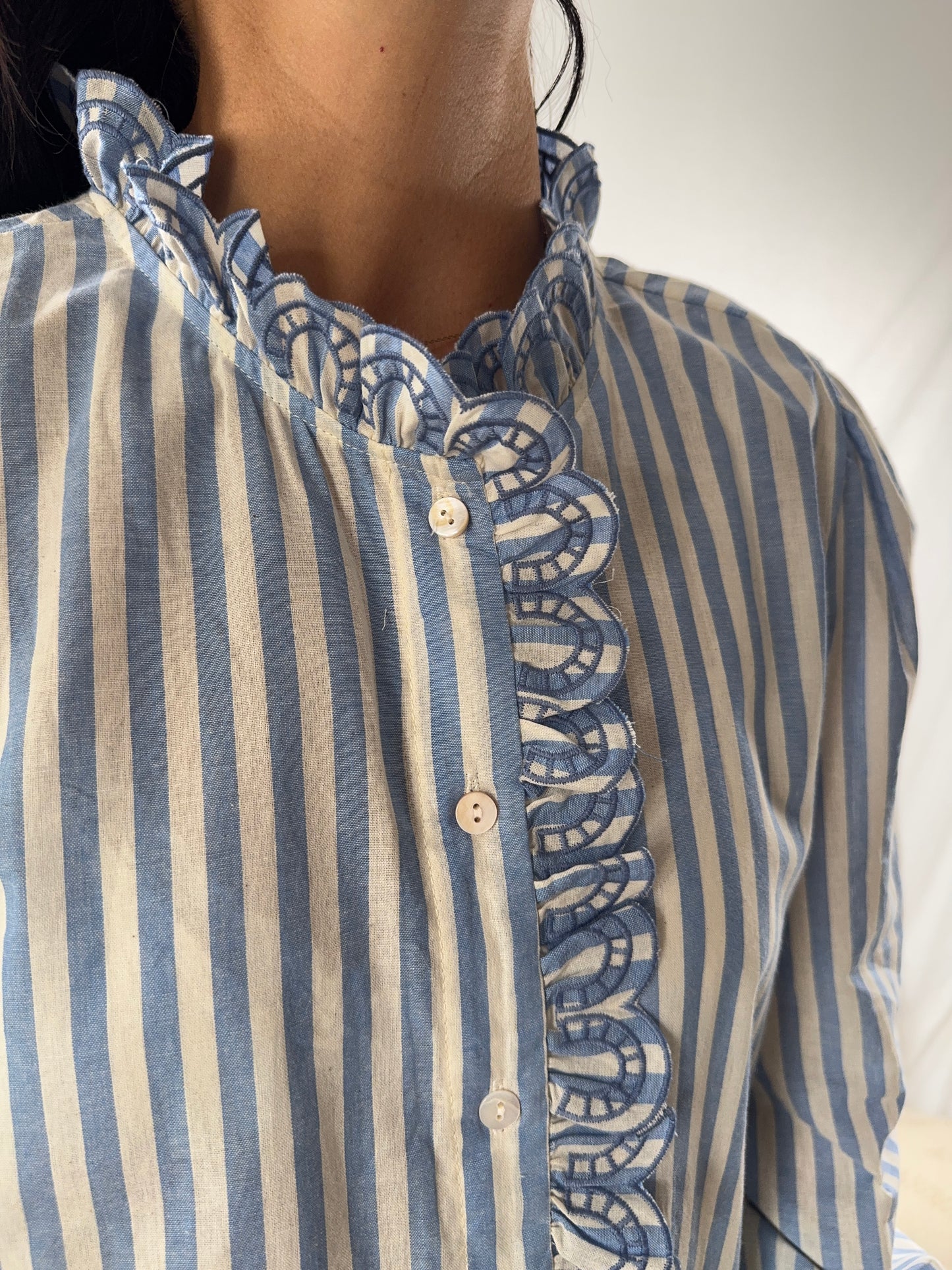 Chemise Albane Bleue