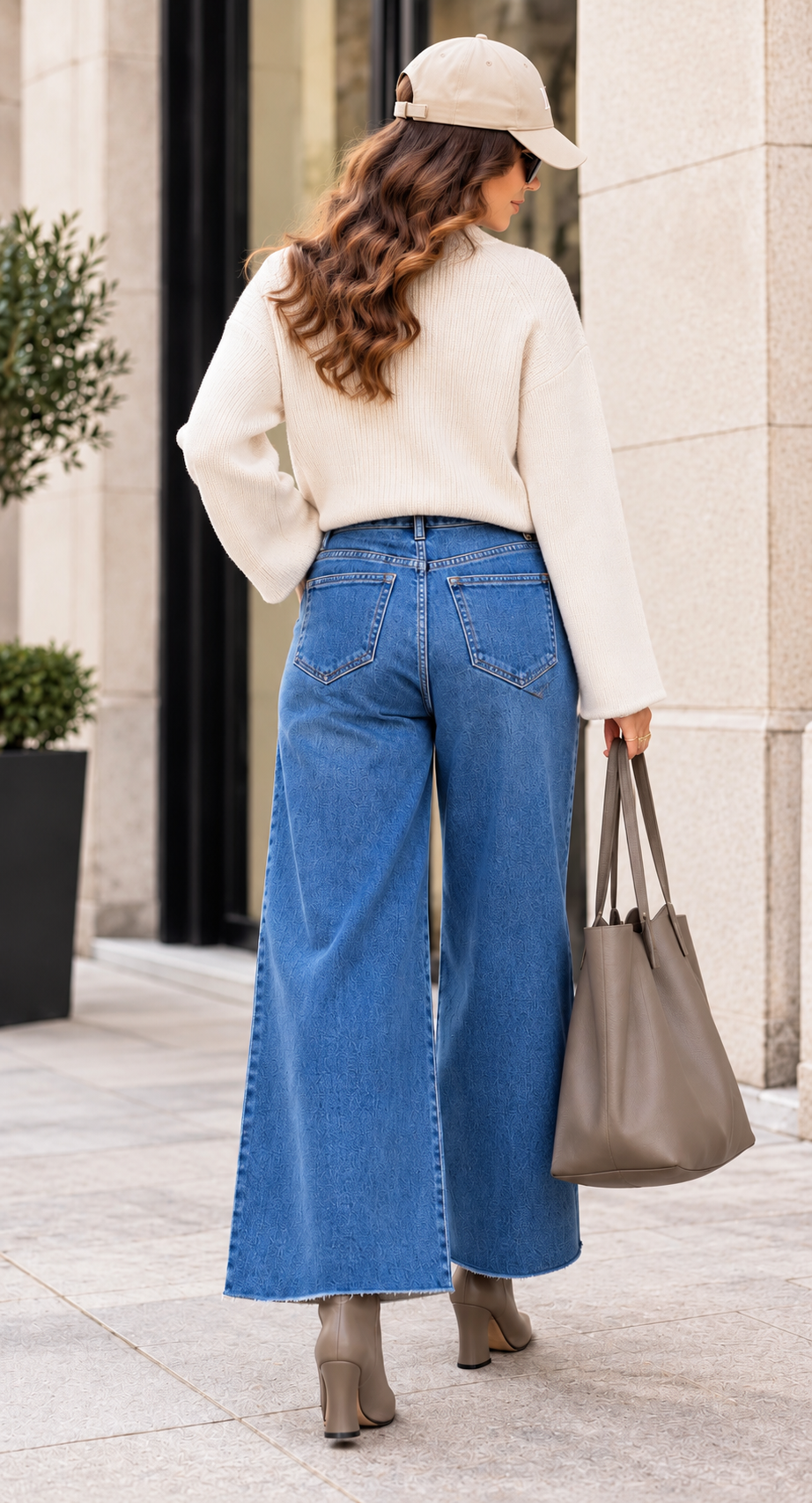 Jean jupe culotte Denim