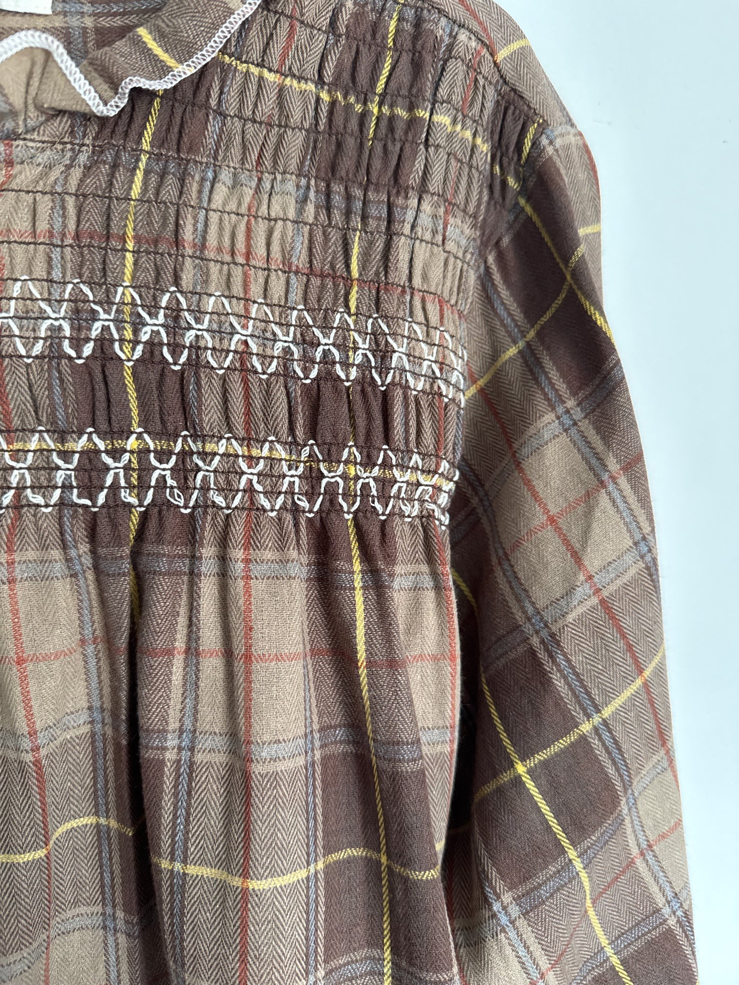 La chemise smockée