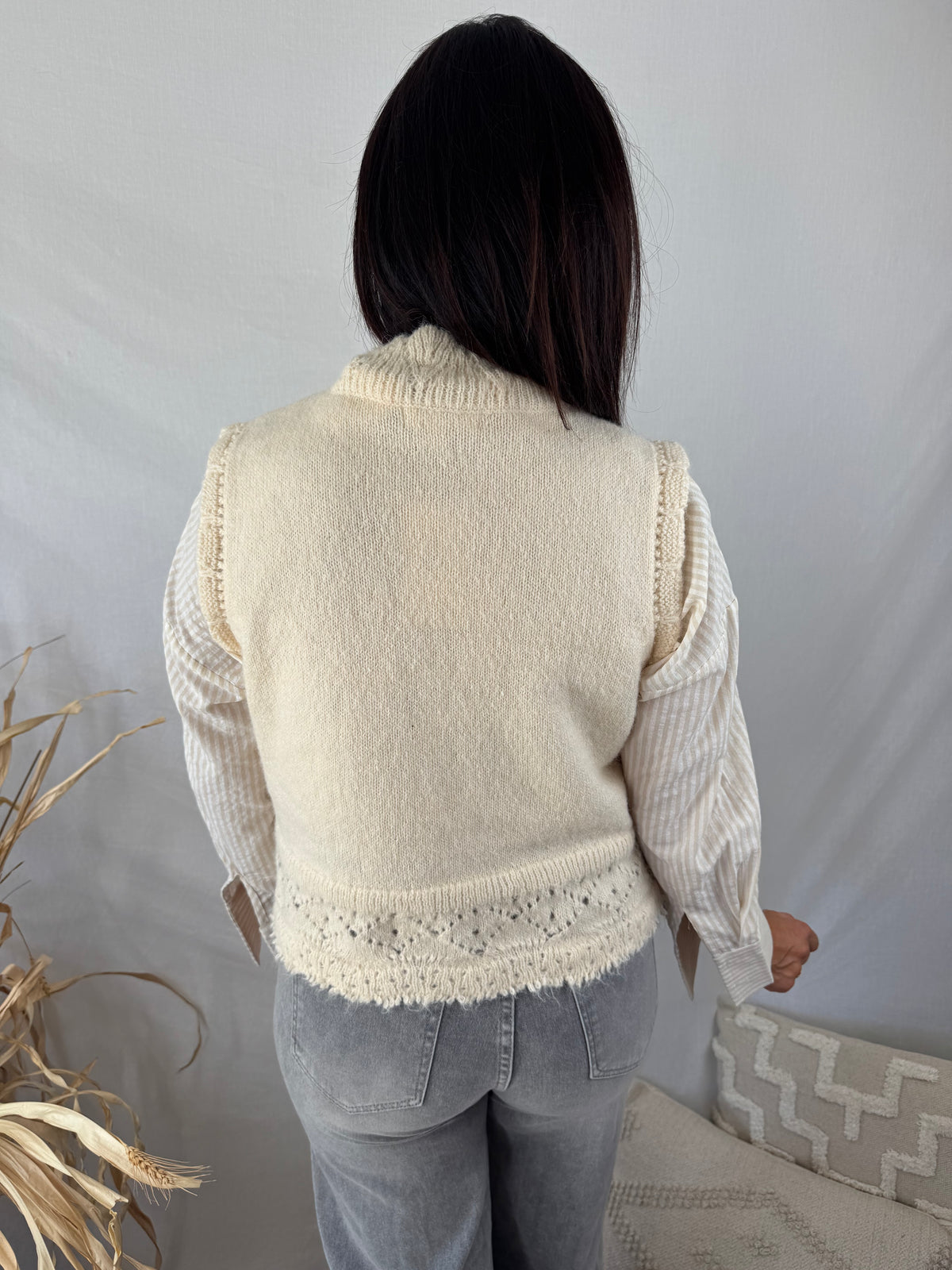 Le pull sans manches Nora