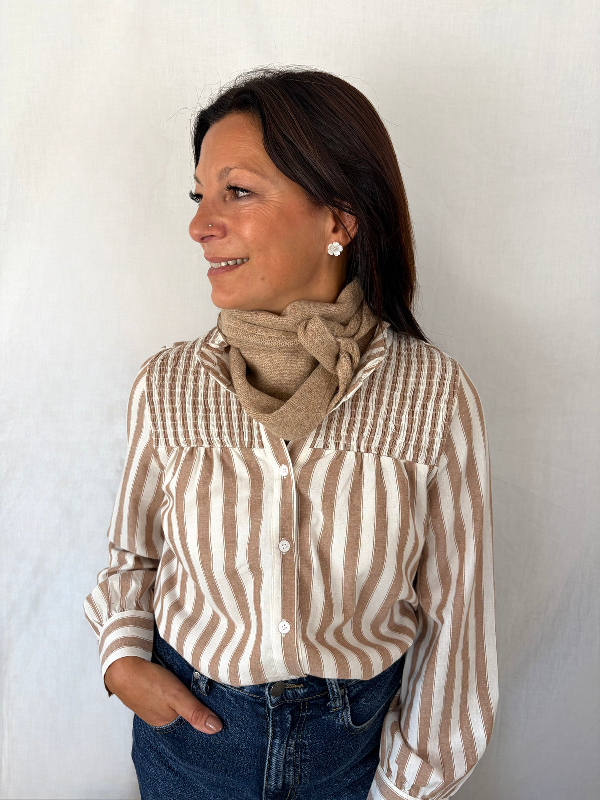 Foulard April beige