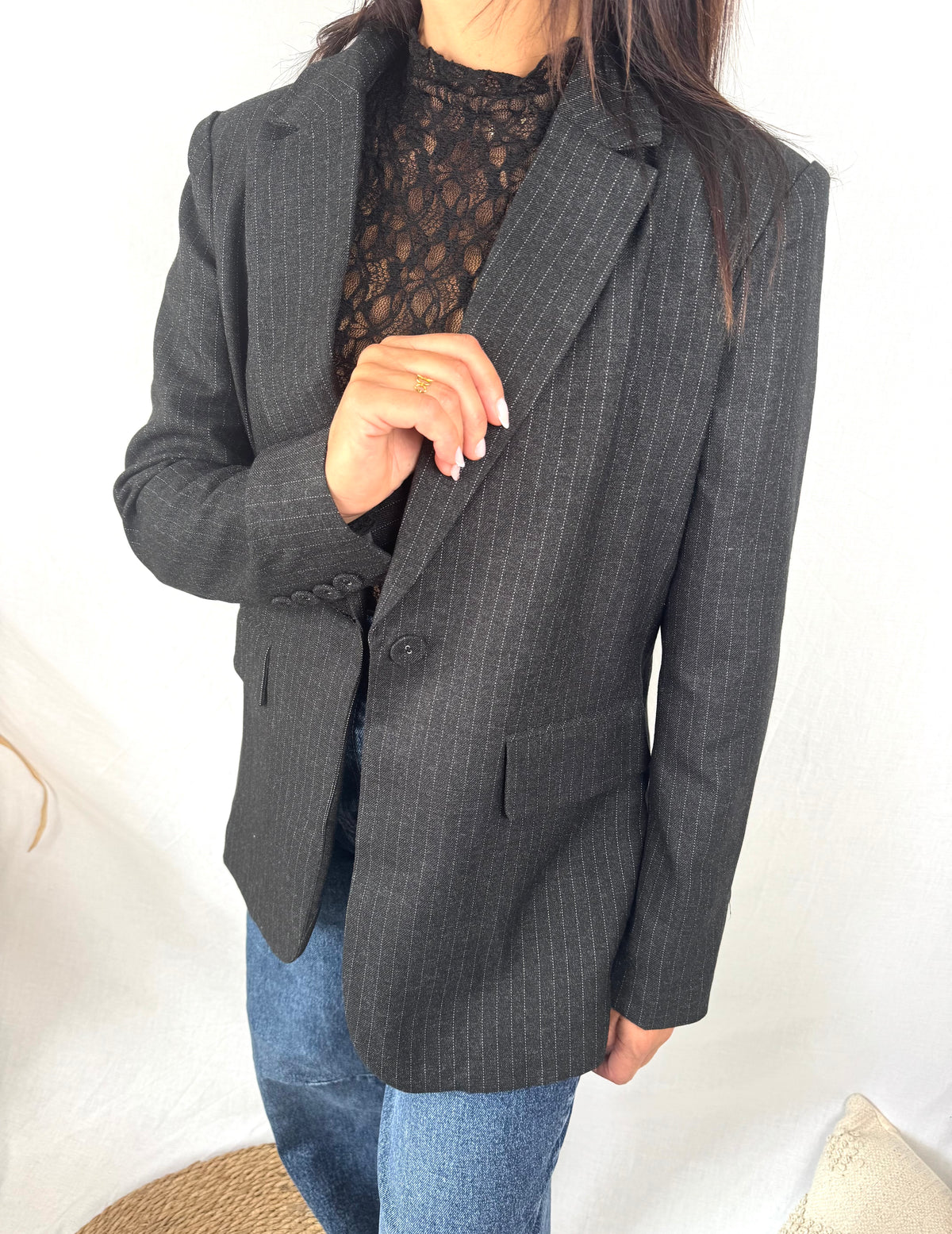 Veste blazer rayée Eden femme