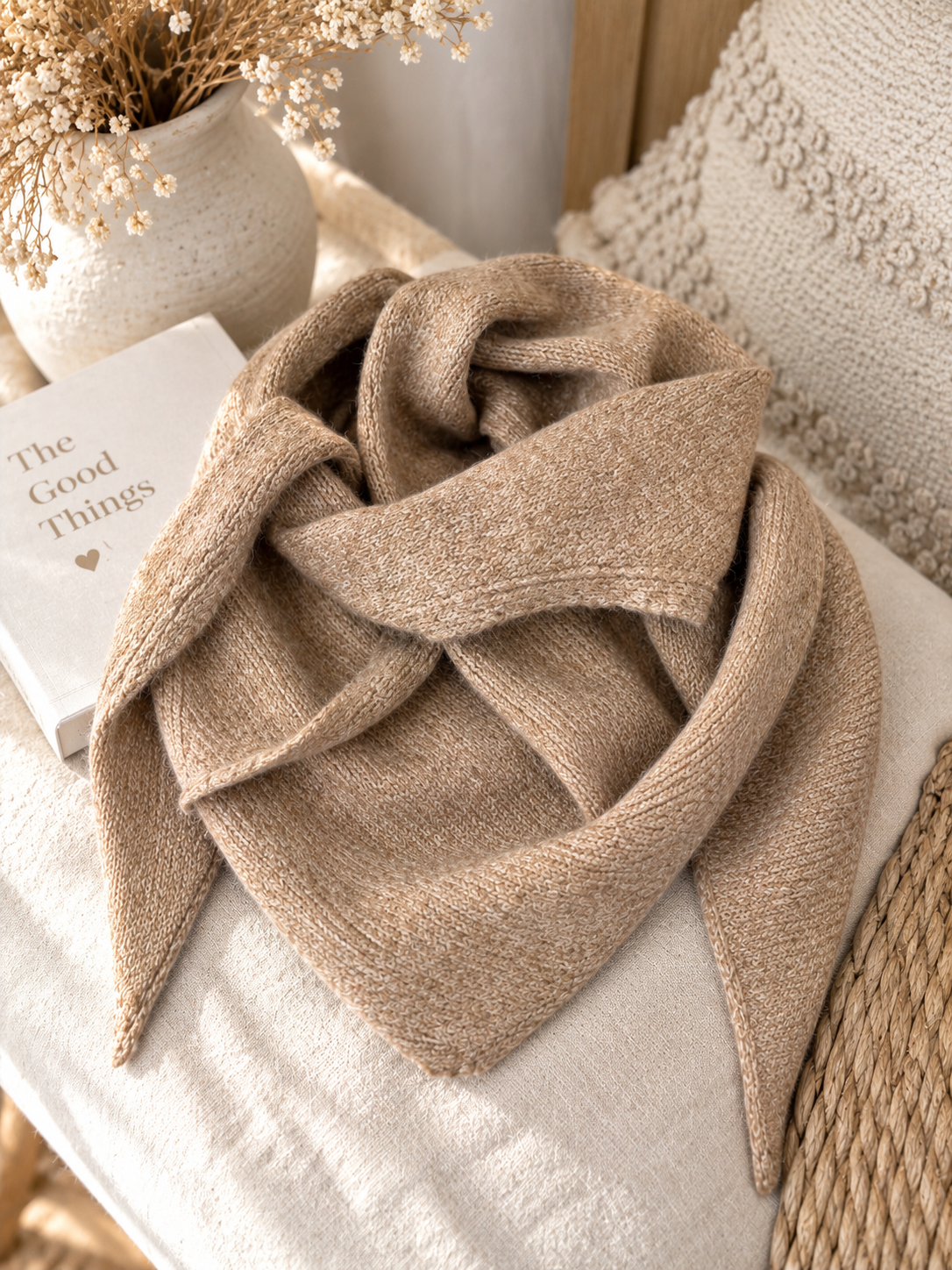 Foulard April beige