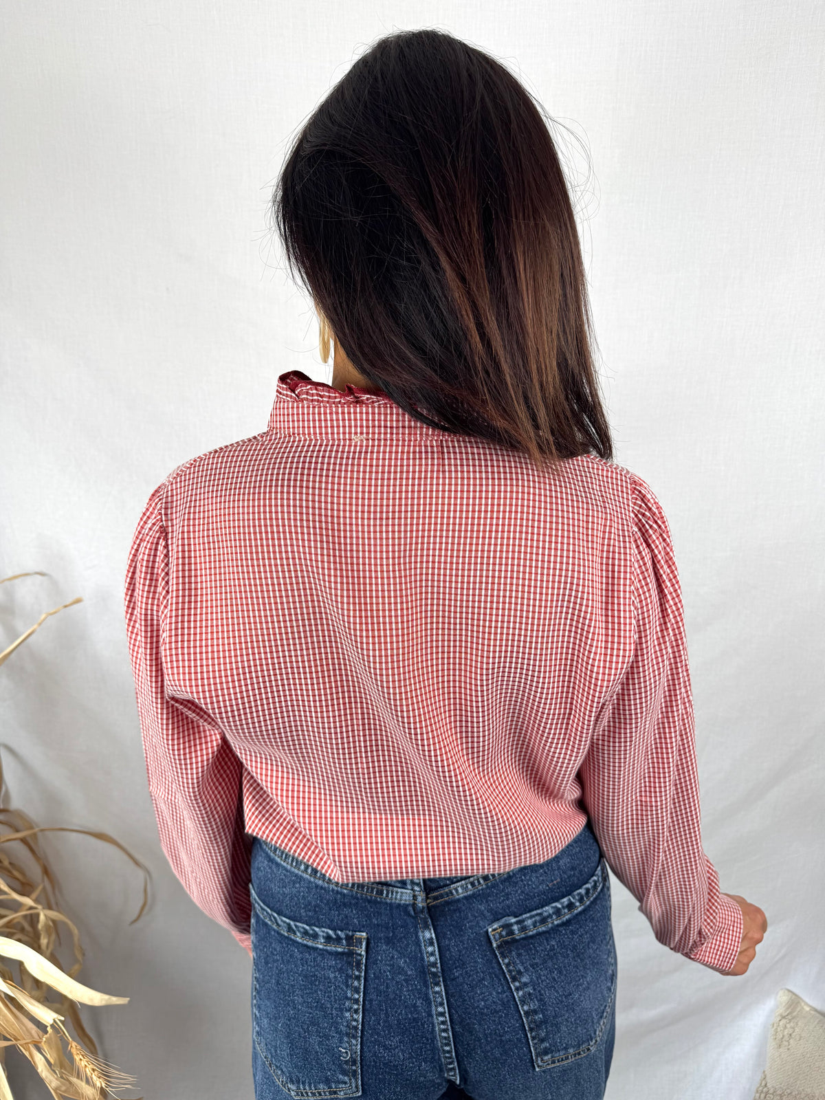Chemise Clémence rouge
