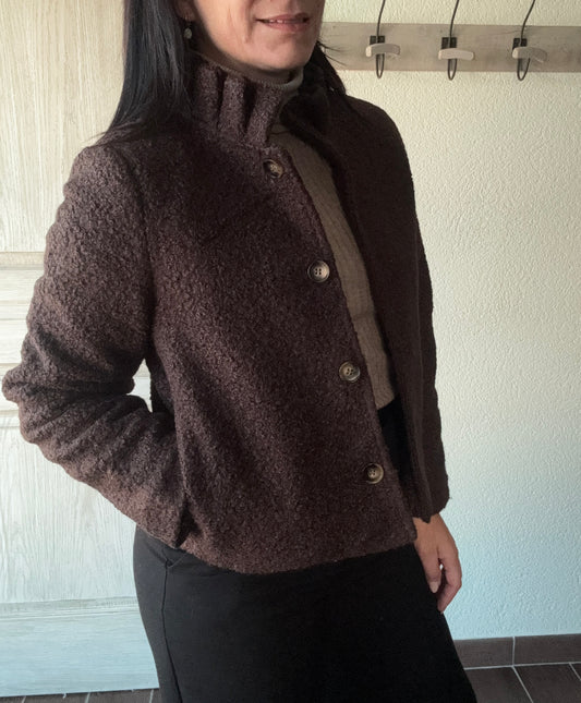 La veste Paulette chocolat