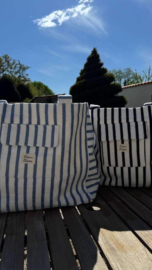 Sac Cabas Bisou Bisou Ciel