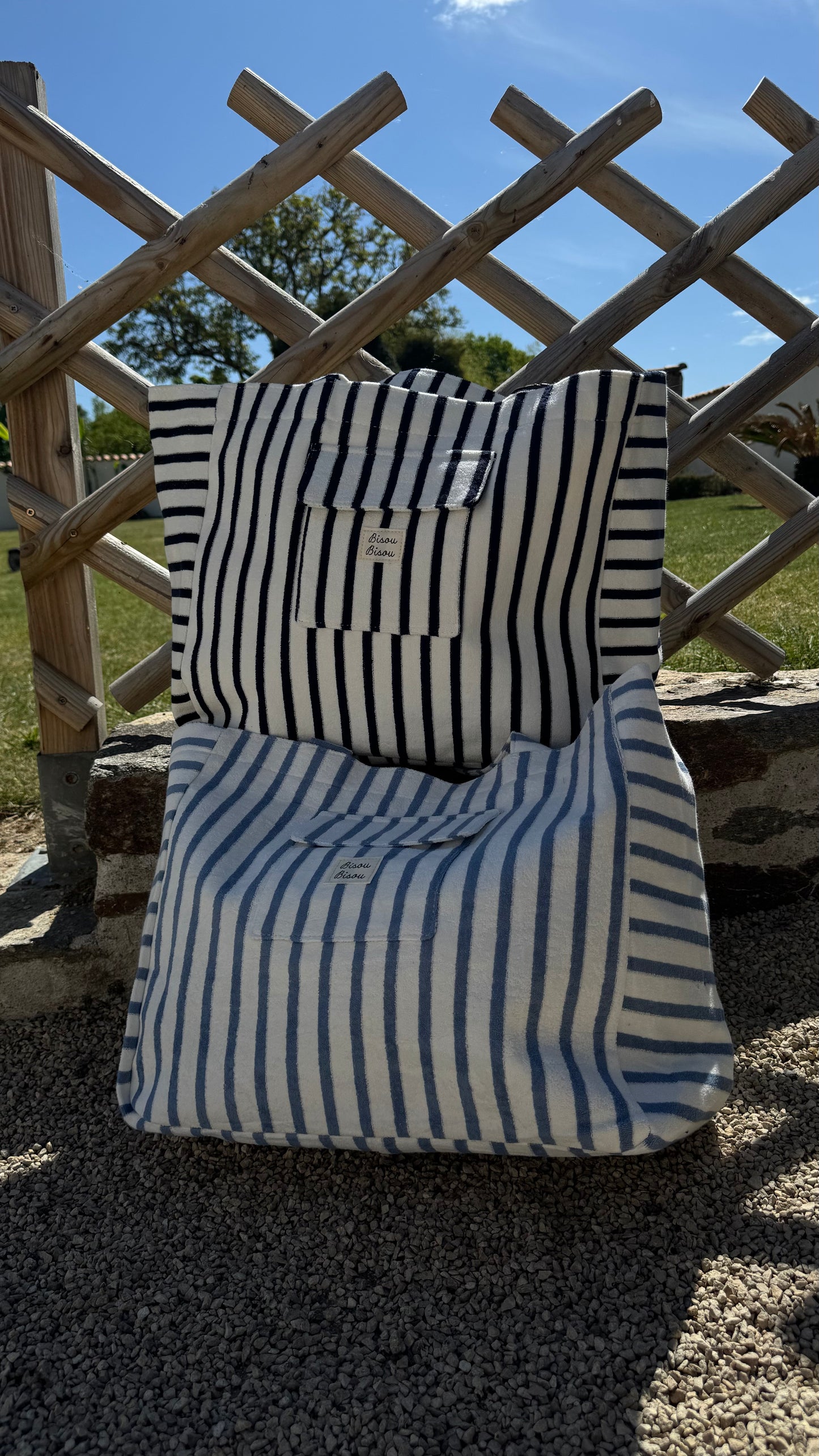 Sac Cabas Bisou Bisou Ciel