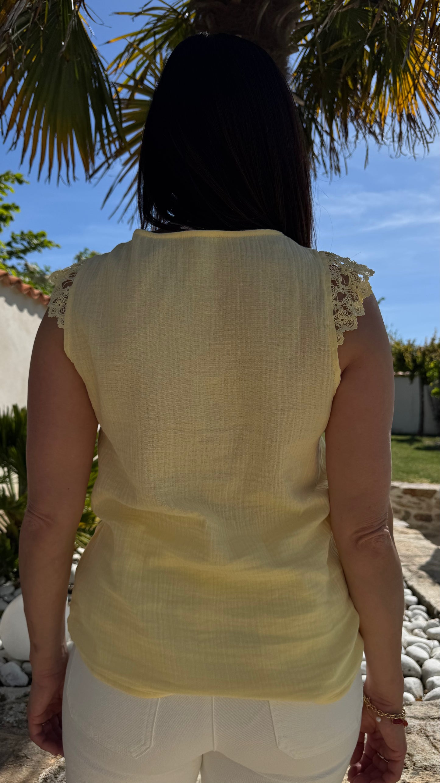 Top Elia Jaune