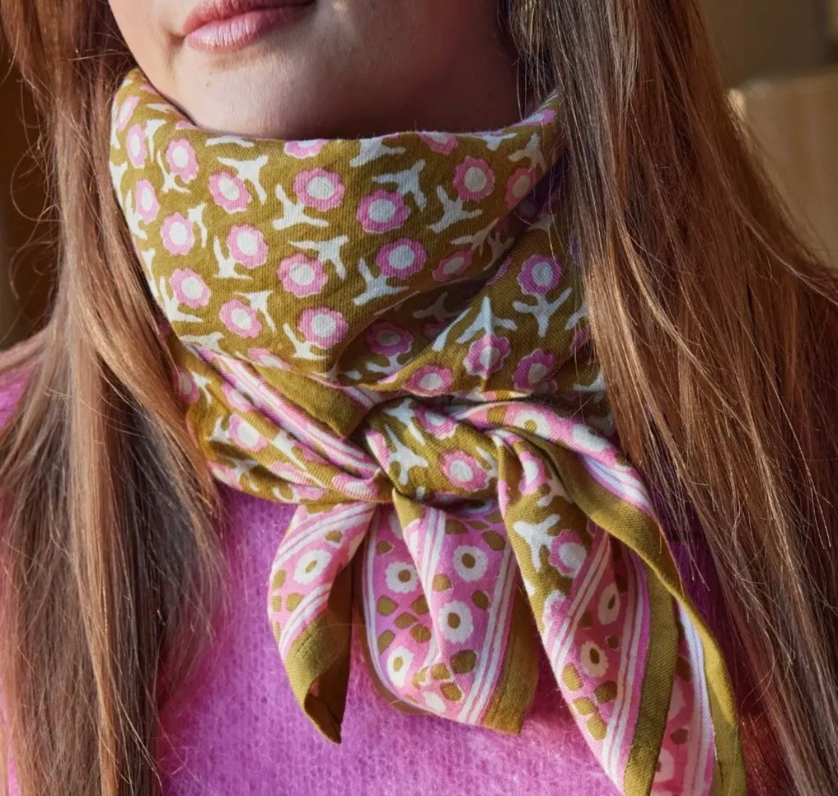 Foulard indien artisanal 106