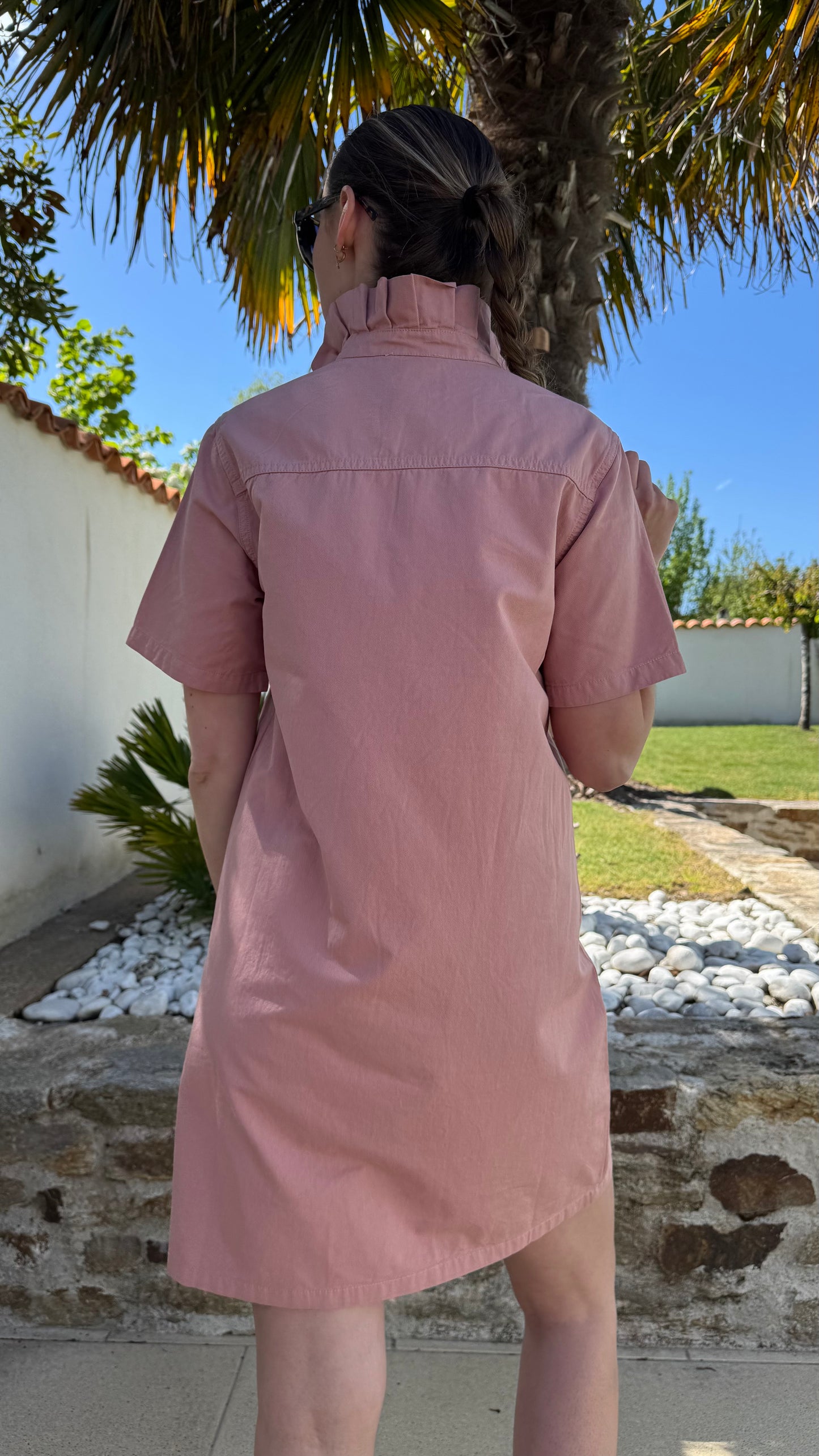 Robe Mila rose