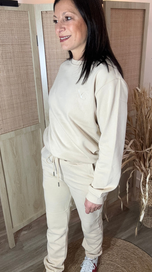 L’ensemble sportswear Teddy beige