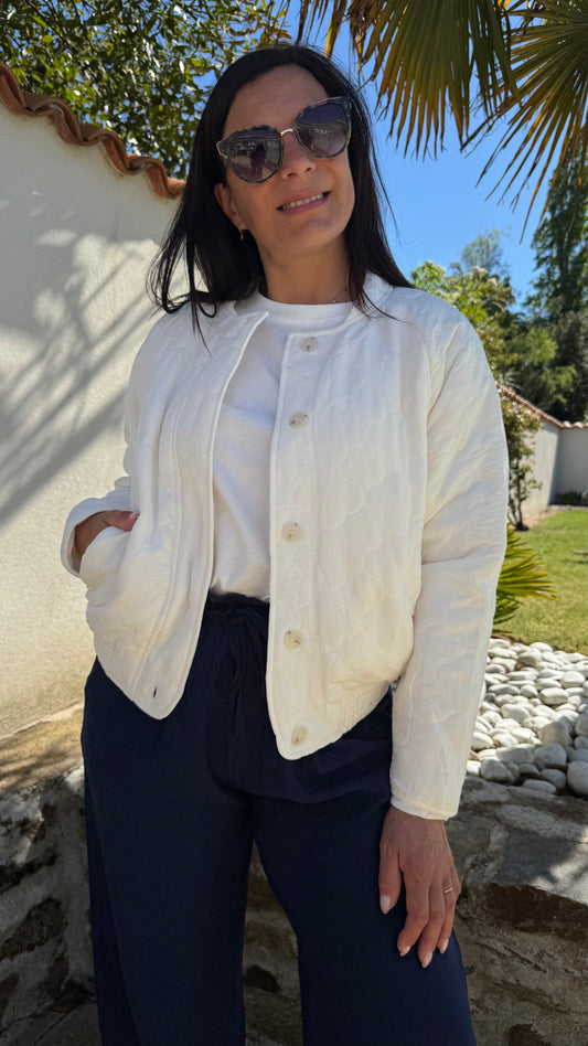 Blouson blanc Jade