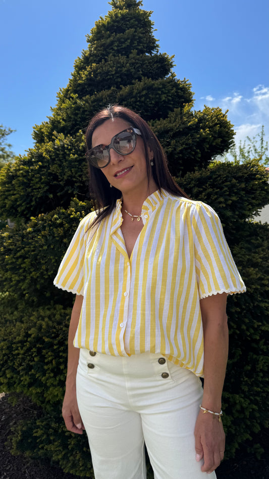 Chemise Jeanne Jaune