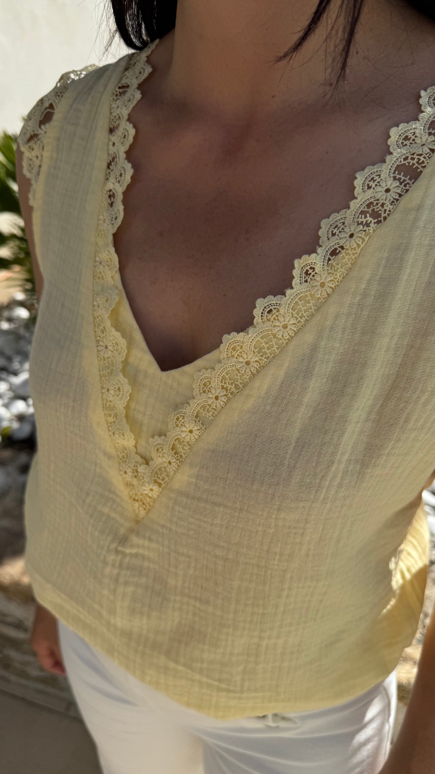 Top Elia Jaune