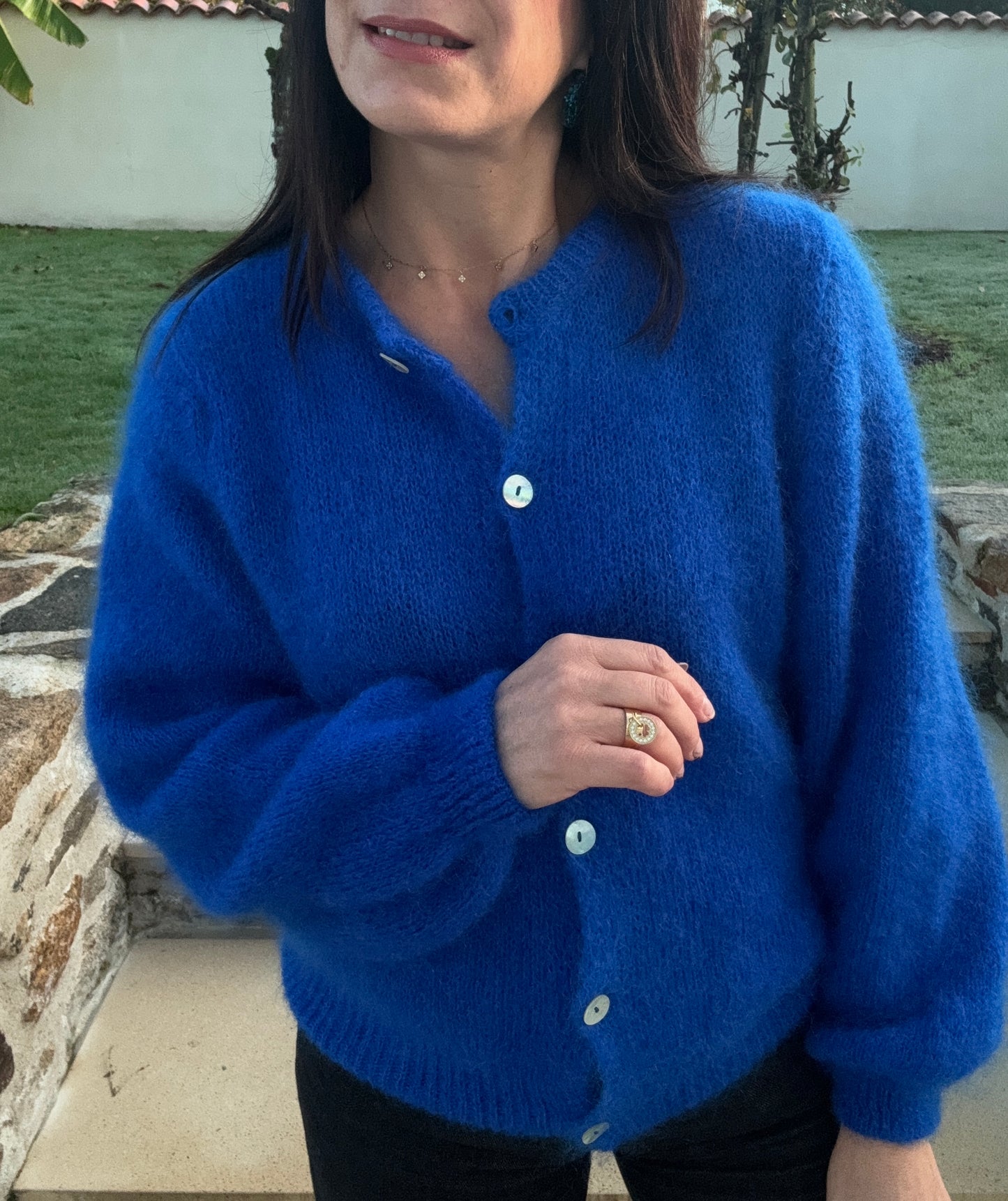 Le gilet Maurice bleu électrique