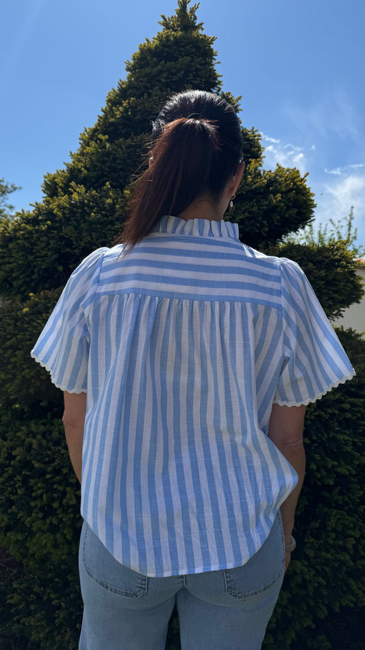Chemise Jeanne Bleu Ciel