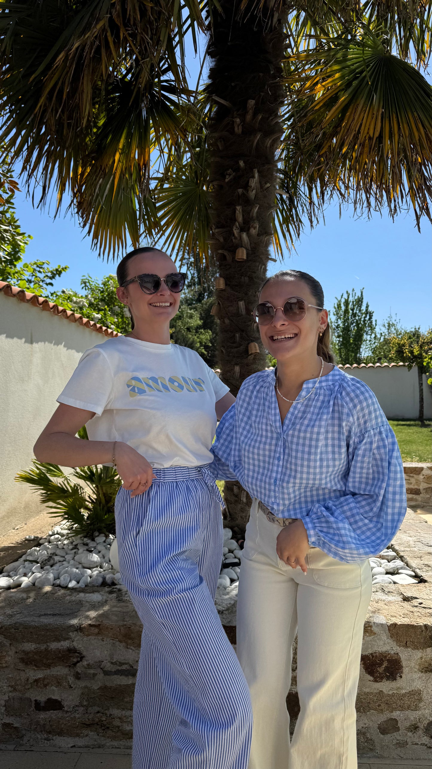 Tee-shirts amour bleu