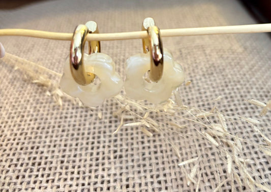 Les boucles Marguerite vanille