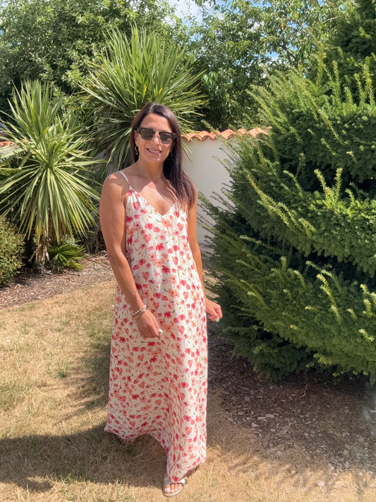 La robe Leslie rose