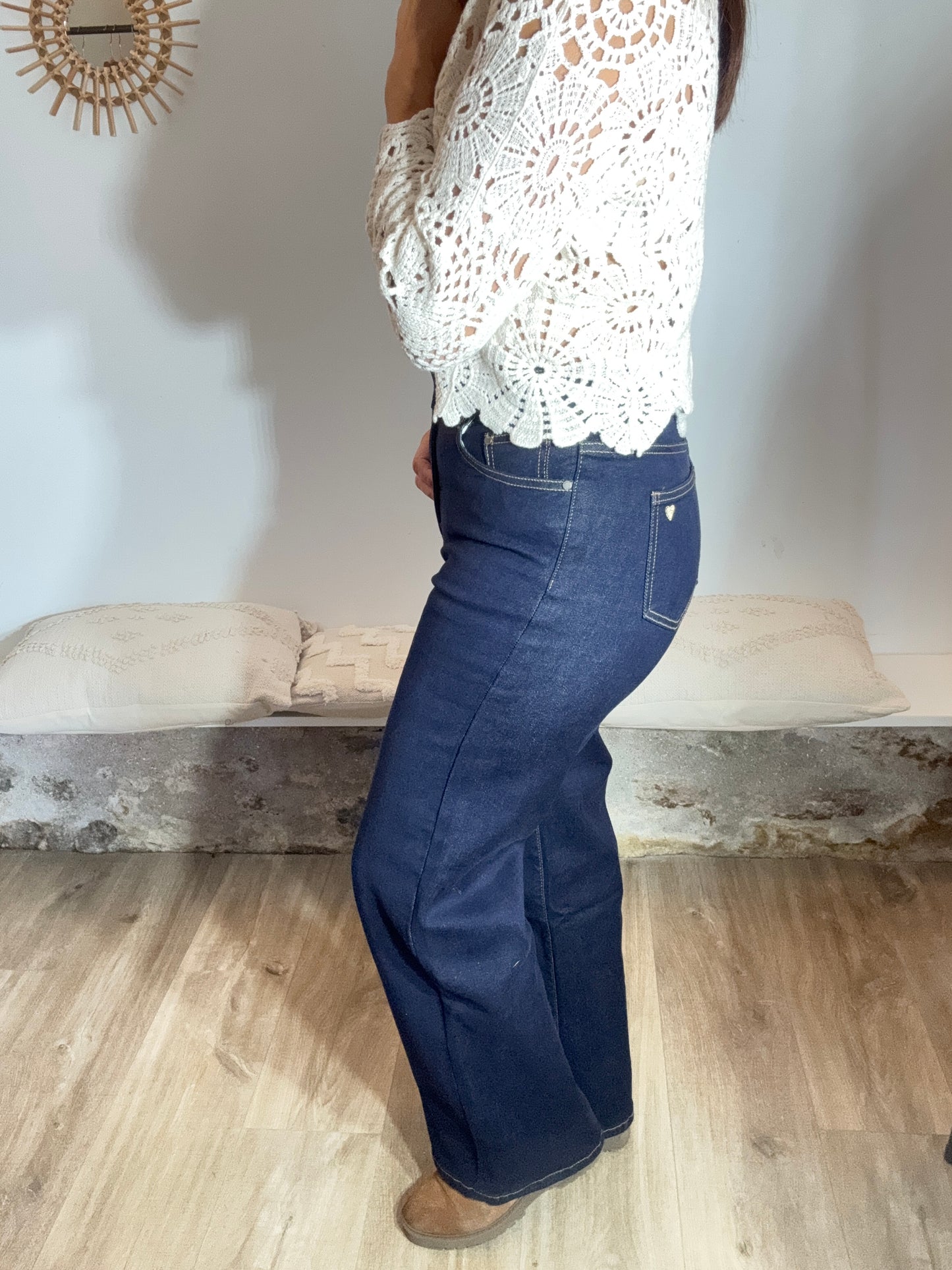Jean large brut Emilie