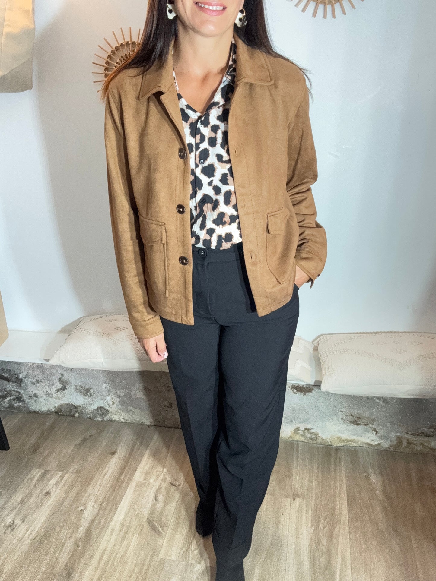 La veste Élise camel