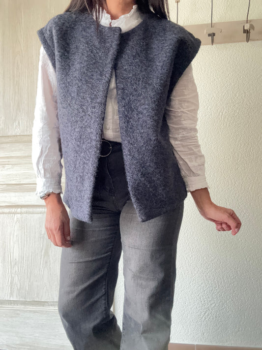 Le gilet Elisa bleu