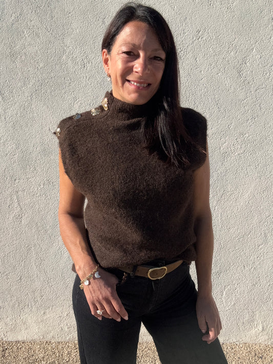 Le pull Hector choco