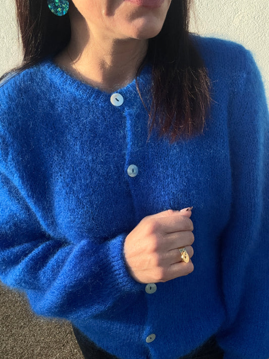 Le gilet Maurice bleu électrique