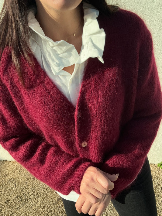 Le gilet Paul bordeaux