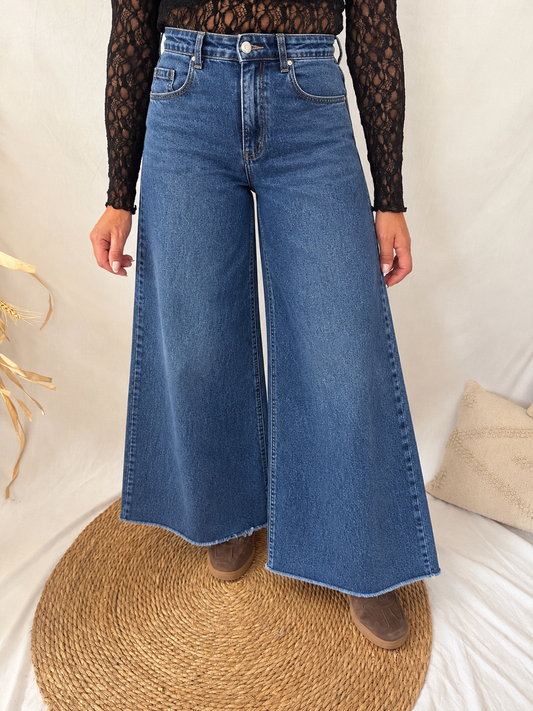 Jean jupe culotte Denim