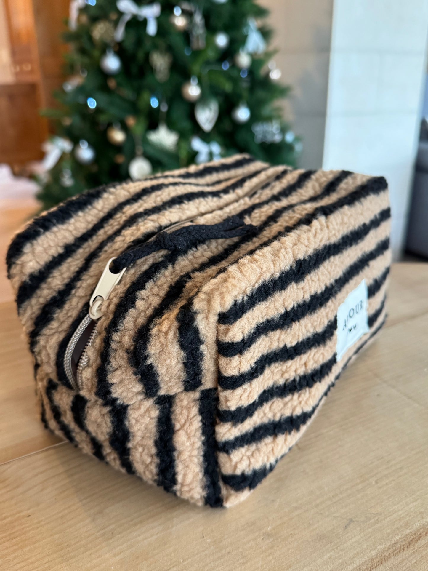 La trousse amour camel/noir