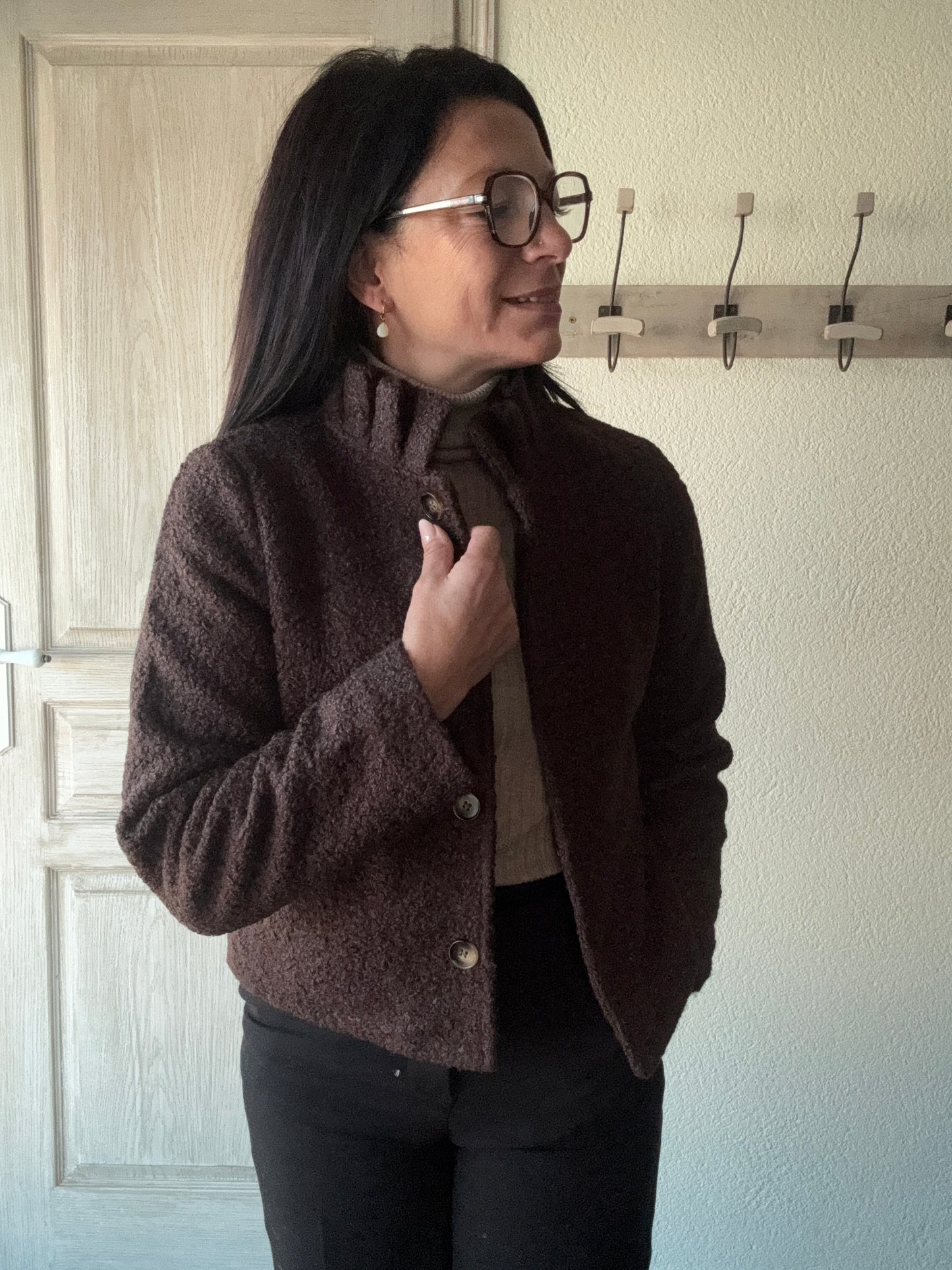 La veste Paulette chocolat